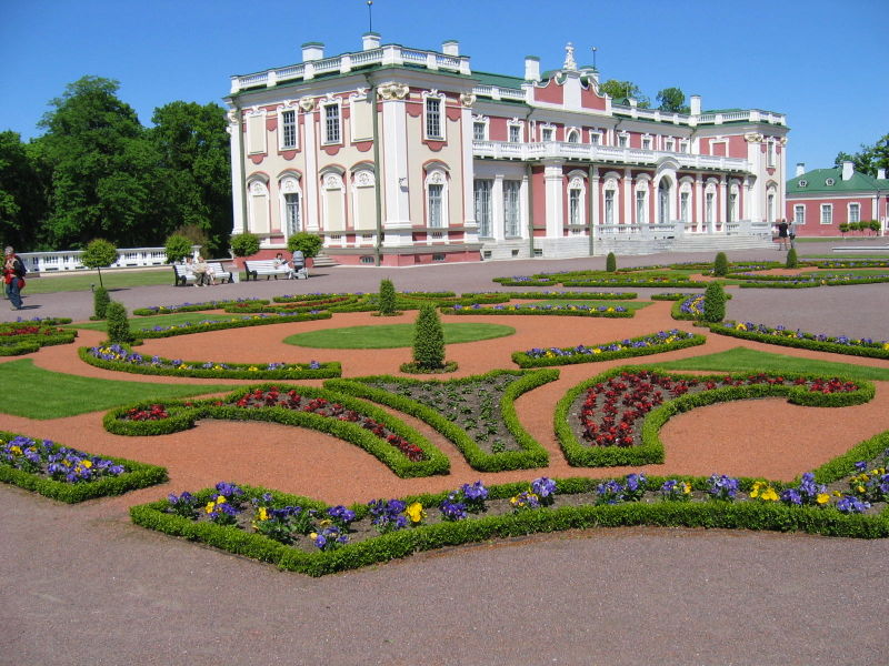 Kadriorg palace and park in Estonia
